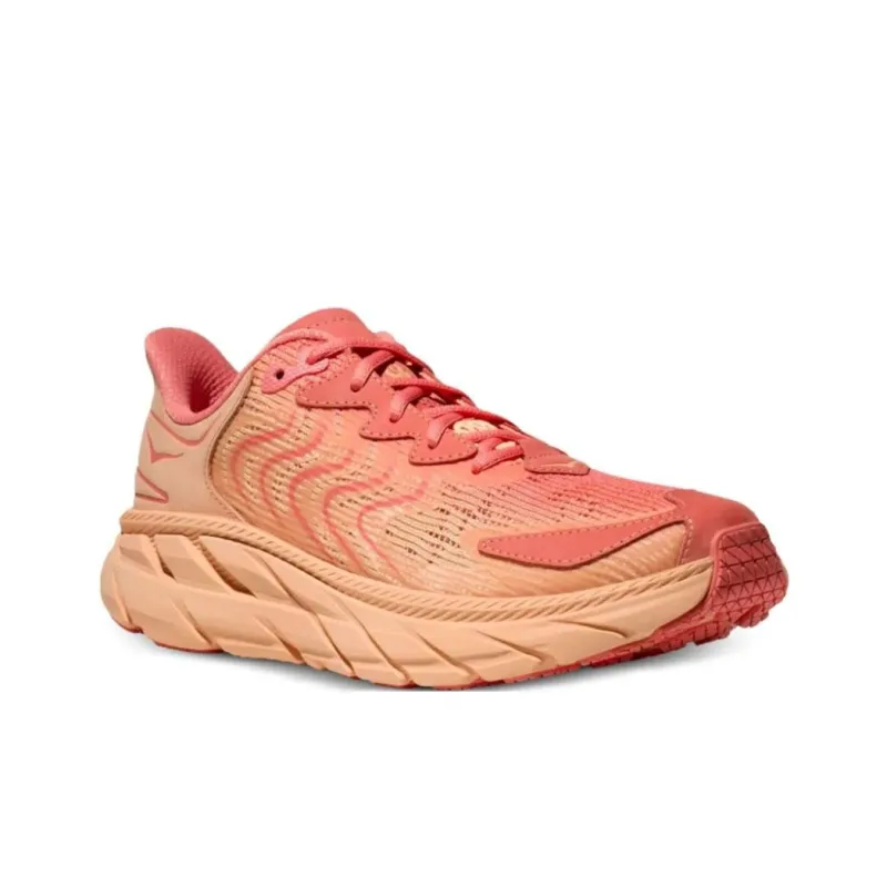HOKA ONE ONE Clifton LS Anti Slip Wear Resistant Low Top Casual Shoes Women's Orange-2