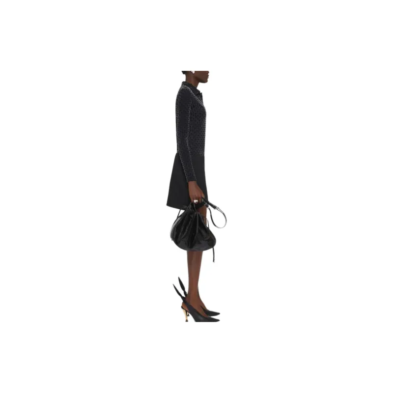 GIVENCHY FW24 Long-Sleeved Dresses Women's Black-3