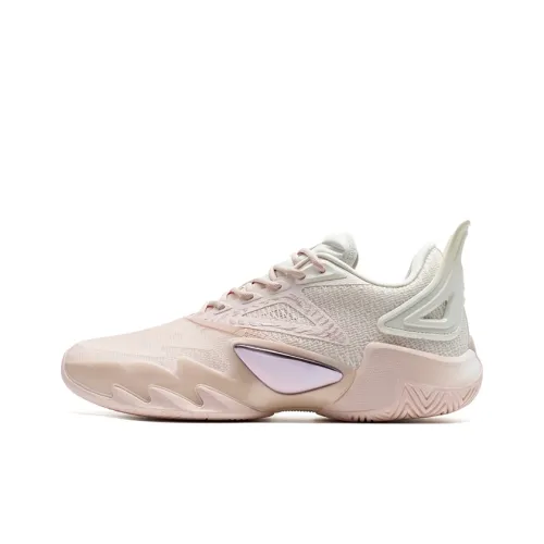 XTEP Reverse Heaven 1.3 Generation Basketball Shoes Men Low Top Cherry Blossom Pink/Sail White