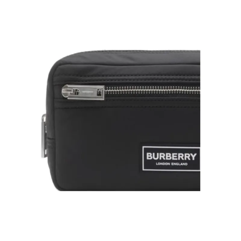 Burberry Nylon Clutch Men's Black-1