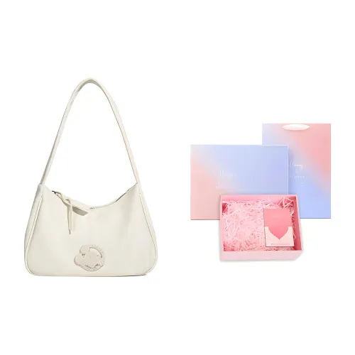 Disney Mickey Series PU Shoulder Bag Regular Women's White/Pink