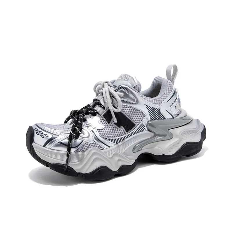 FALLINMISS Star Sea Shoe Series Height Increasing Warmth Low-Top Chunky Sneakers Women's-11