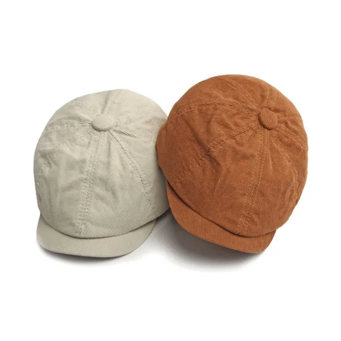 CARDANRO Corduroy Berets Unisex-5