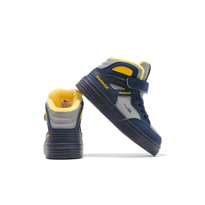 Warrior Anti Slip Wear Resistant Breathable Warm High Top Kids Lifestyle Shoes Kids'-7