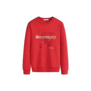 Dance With Wolves Sweatshirt Men's Red