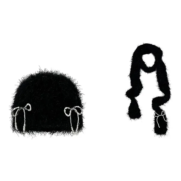 MUSTKOO Plush Yarn Beanies Women's-8