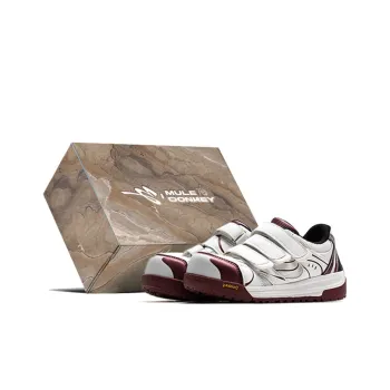 Mule Donkey Height Increasing Lightweight Low Top Skateboard Shoes Unisex Red White Box Included
