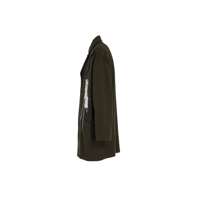 Yohji Yamamoto S'YTE FW24 Jackets Coats Unisex Khaki Green-2