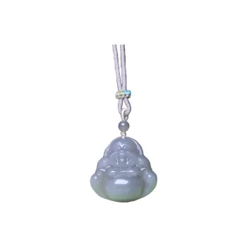 Ingenuity Hetian Jade Necklaces Smoky Purple Women's