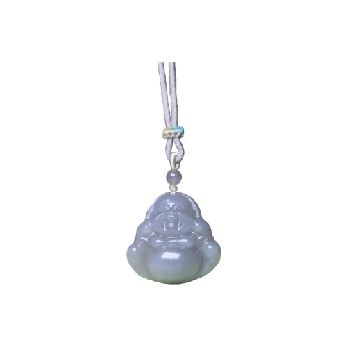Ingenuity Hetian Jade Necklaces Smoky Purple Women's