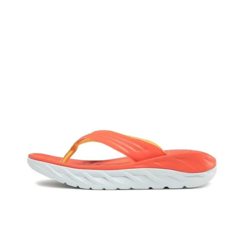 HOKA ONE ONE Ora Recovery Flip Fiesta Amber Yellow-0