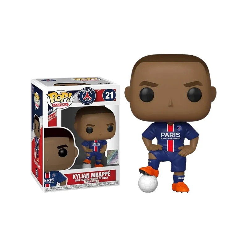 Funko Pop World Cup Soccer Player Paris Saint Germain Kylian Mbappé Chibi Figures 10cm-0