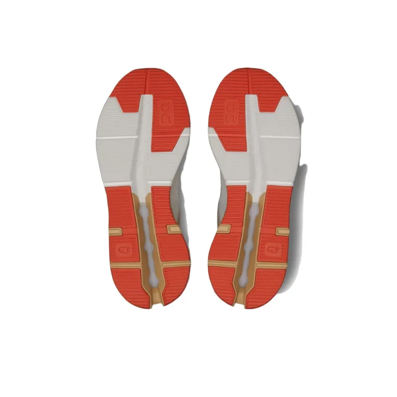 On Women's Cloudnova Flux 'Undyed White Savannah' Women's-5