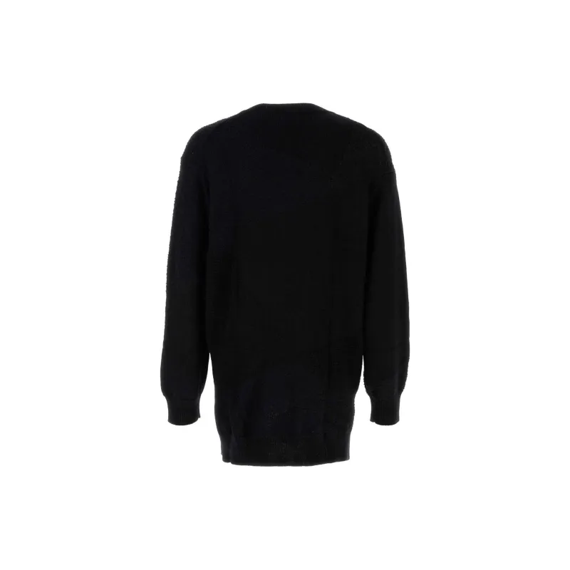 Yohji Yamamoto V-Neck Oversized Jumper-1