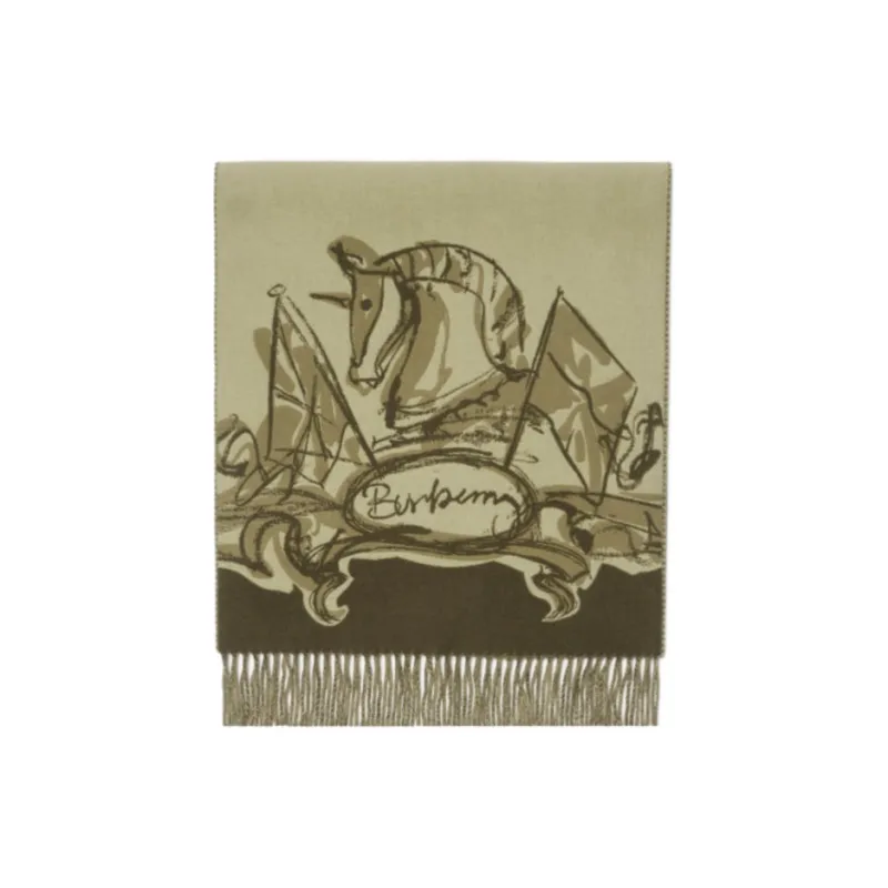 Burberry Tower Bridge Cashmere Scarf-3