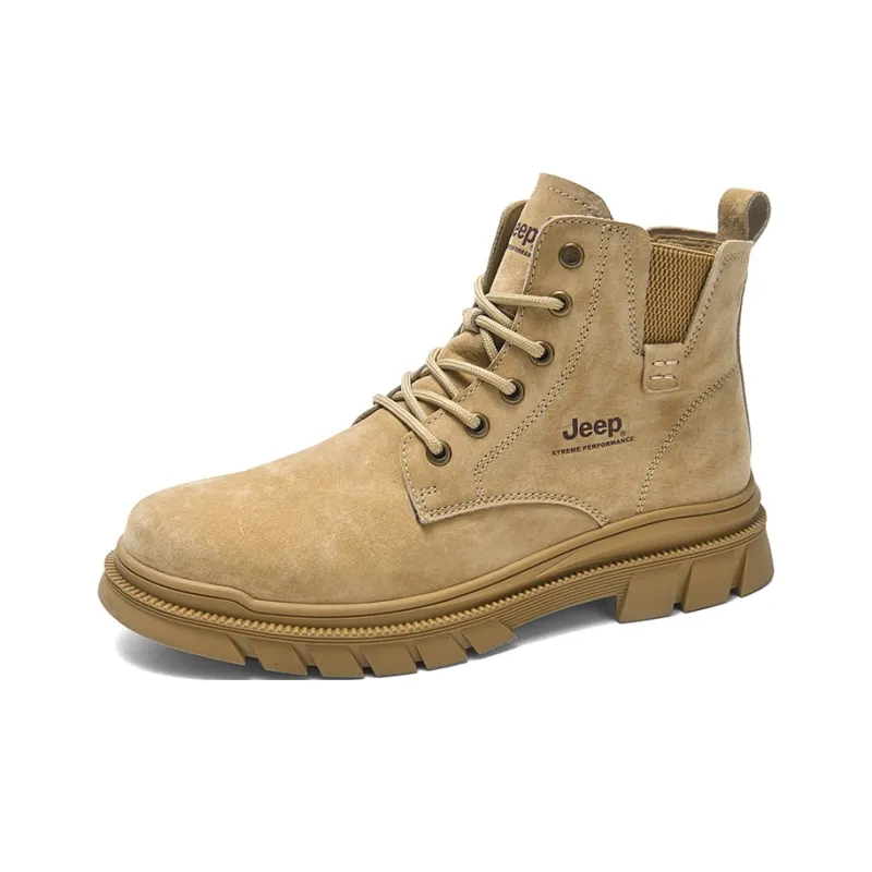 Jeep Short Martin Boot Ankle Length Men's Camel-2
