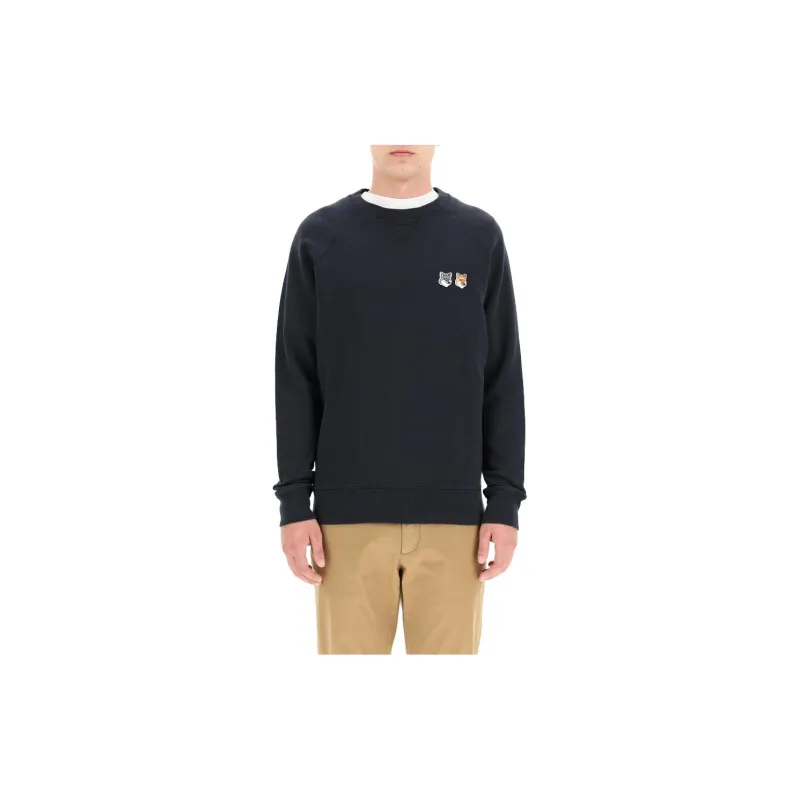 Maison Kitsune Double Fox Head Patch Sweatshirt-4