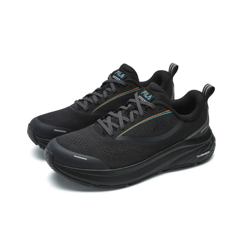 FILA NUVOLE 2 Anti Slip Wear Resistant Low Top Casual Running Shoes Men's Black-1