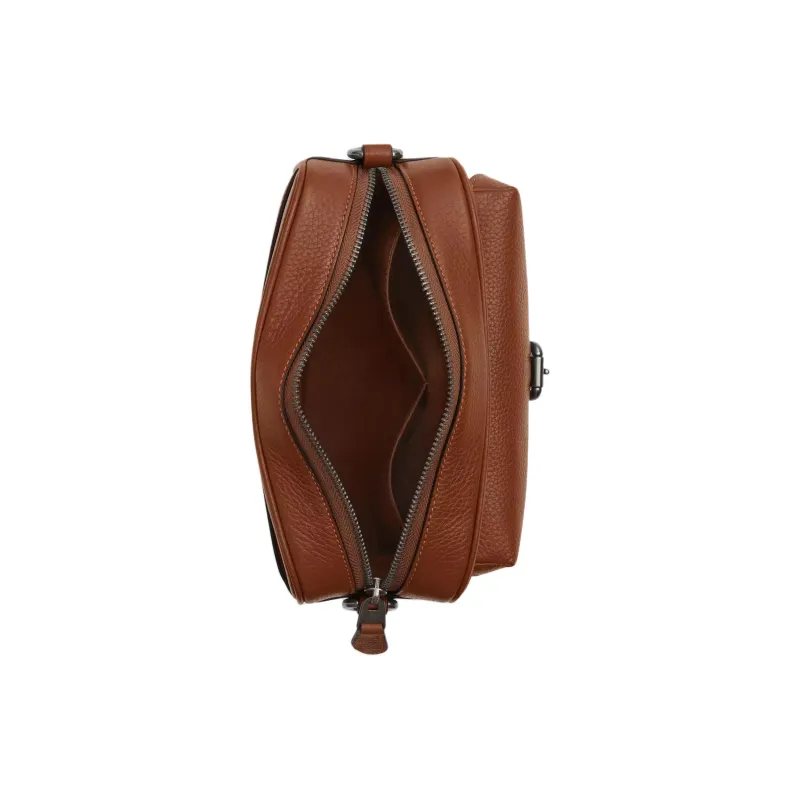 COACH Suede Messenger Bag, Shoulder Bag, Crossbody Bag Small Size Men's Brown-2