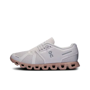 On Cloud 5 Anti Slip Wear Resistant Low Top Casual Shoes Women's Purple Gray
