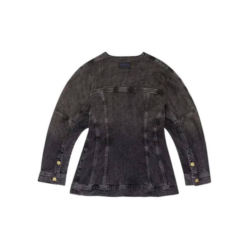 GANNI Tint Edge Denim Jacket-1