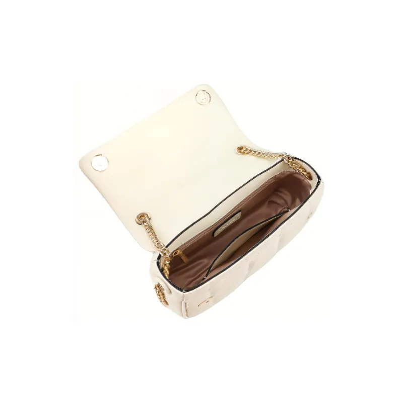 HONGU Cow Leather Small Square Bag Shoulder Bag Trumpets Women's Brown/Ecru/Pitch Black-4