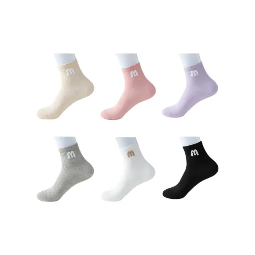 Lanza Mid-Calf Socks Women's 6 Pack