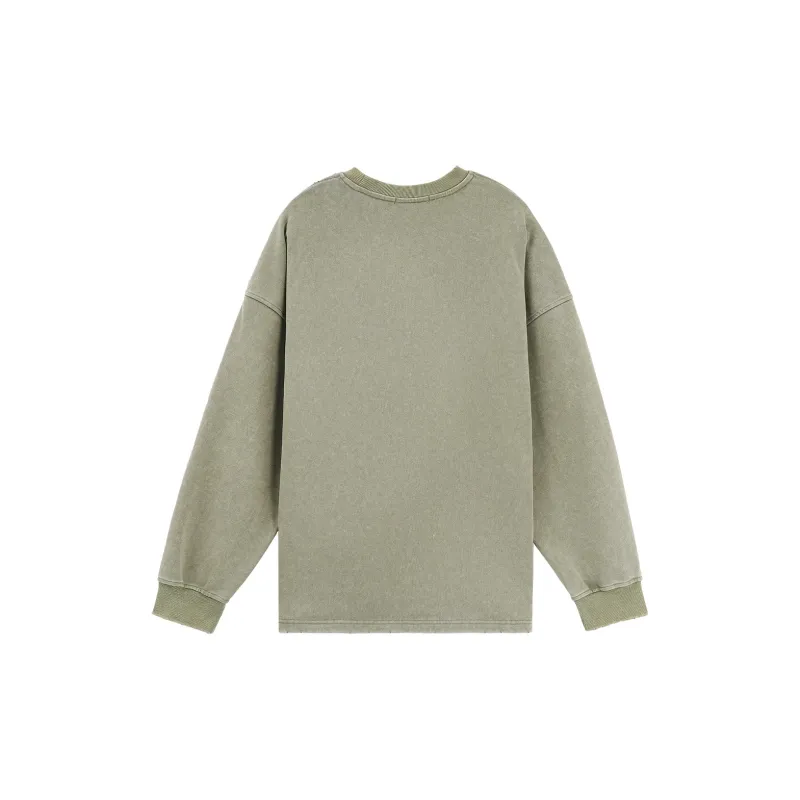 Bodydream Sweatshirts Unisex Gray Green-1