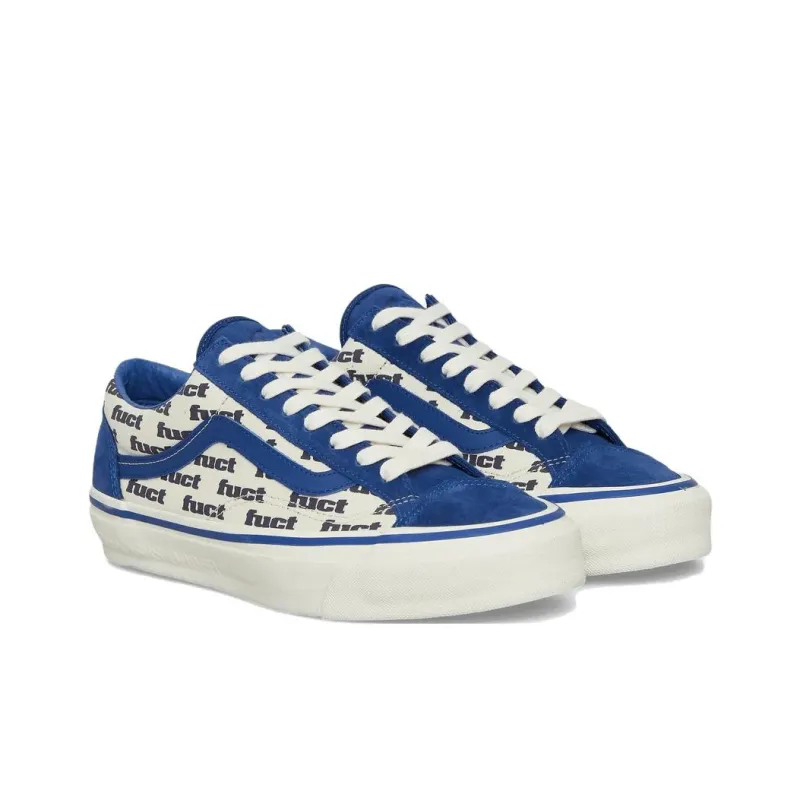 Vans Old Skool Reissue 36 Lx Fuct X Slam Jam Blue Marshmallow-2