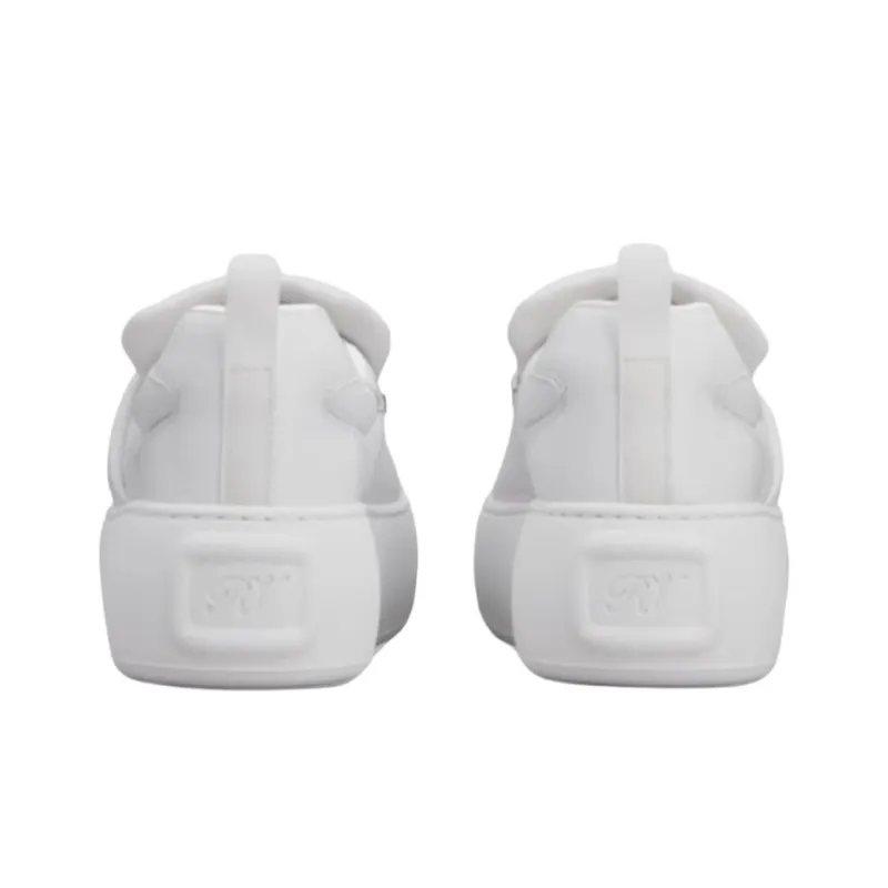 Roger Vivier Viv' Up Low Top Skateboard Shoes Women's White-4