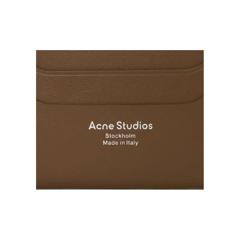 Acne Studios Calfskin Wallet Regular Unisex Camel-4