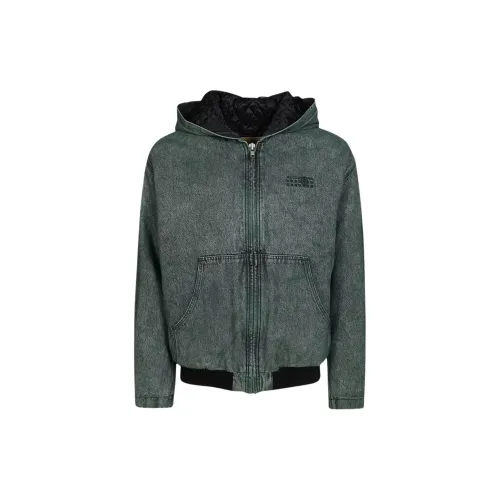 MM6 Maison Margiela Denim Hooded Bomber Jacket
