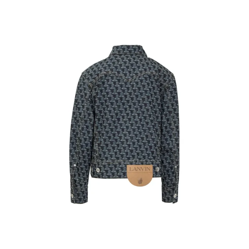Lanvin SS22 Denim Jacket Men's Blue-1