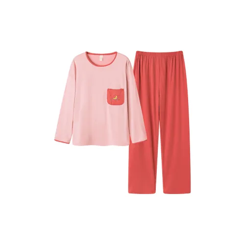 Follow The United States Pajama Set Women's Pink