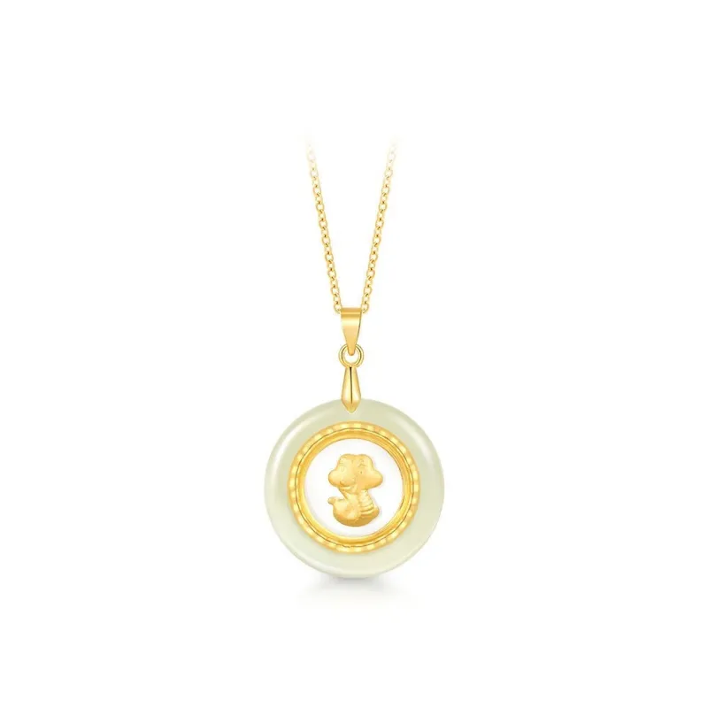 Zhou Jifeng Necklaces Green Jade Women's-9