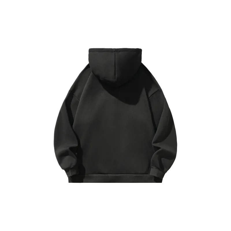 ZMOH Plain Net Series Cardigan Sweatshirt Unisex Couple's-15