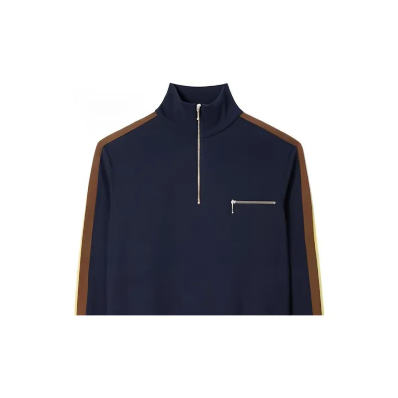 TORY BURCH Half Zipped Knitted Top-3