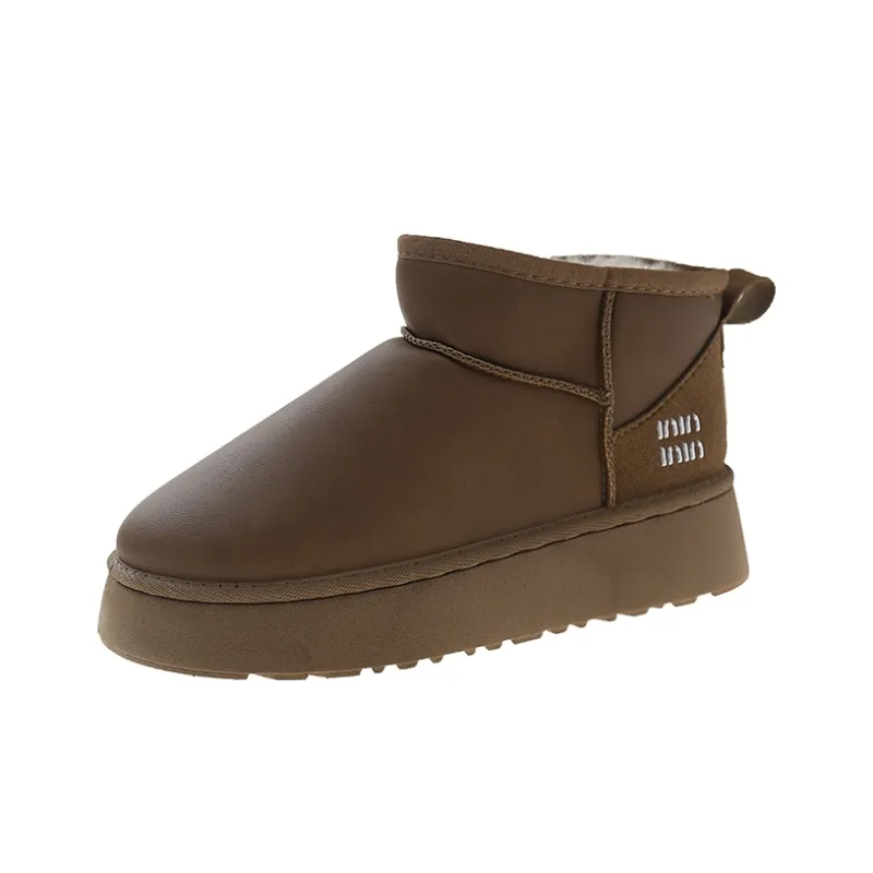 M.M Party Thermal Cushioning Short Snow Boots Women's-6