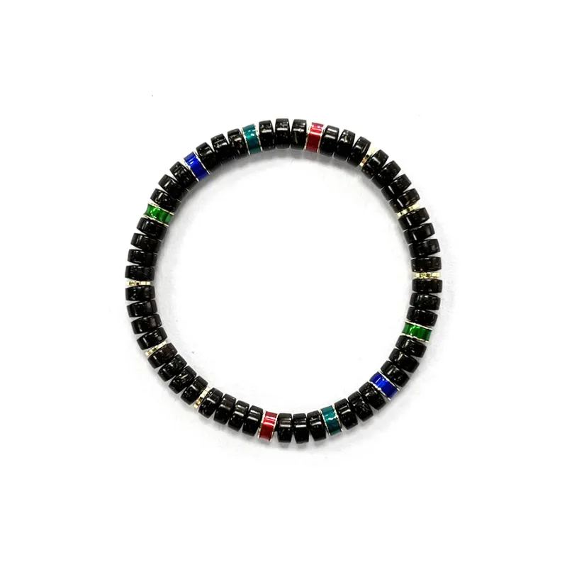 The Years Are Quiet Coconut Shell Beads Bracelets Unisex-0