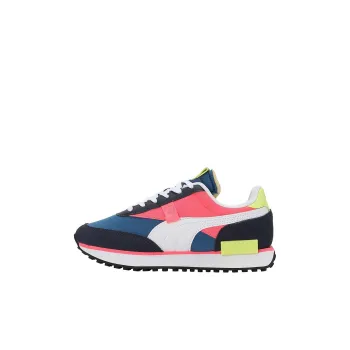PUMA Future Rider Slip-Resistant Cushioning Low-Top Kids Lifestyle Shoes Blue Pink Kids'