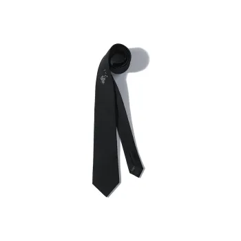 WILLIAM MILTON Mulberry Silk Ties Men's Black Silk High End Accessories Formal Wear Business Box