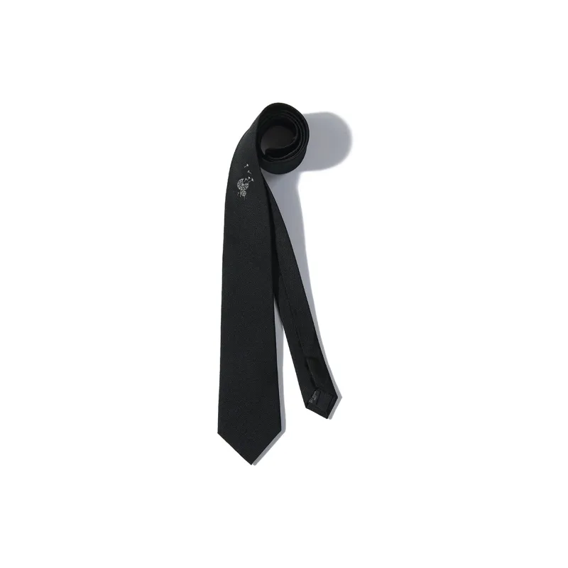 WILLIAM MILTON Mulberry Silk Ties Men's Black Silk High End Accessories Formal Wear Business Box-0