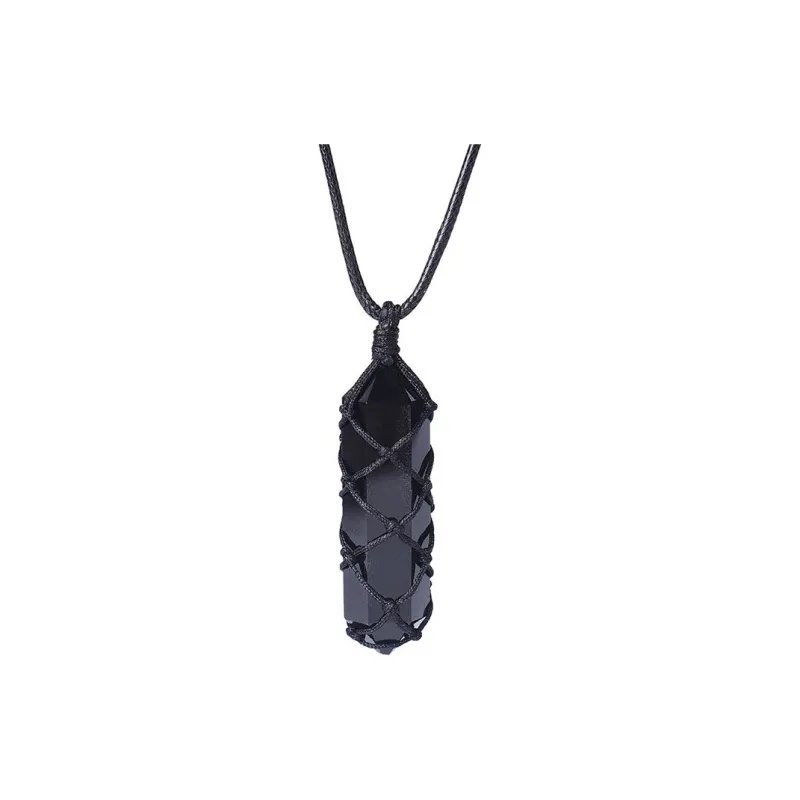 Strange Obsidian Necklaces Unisex-0