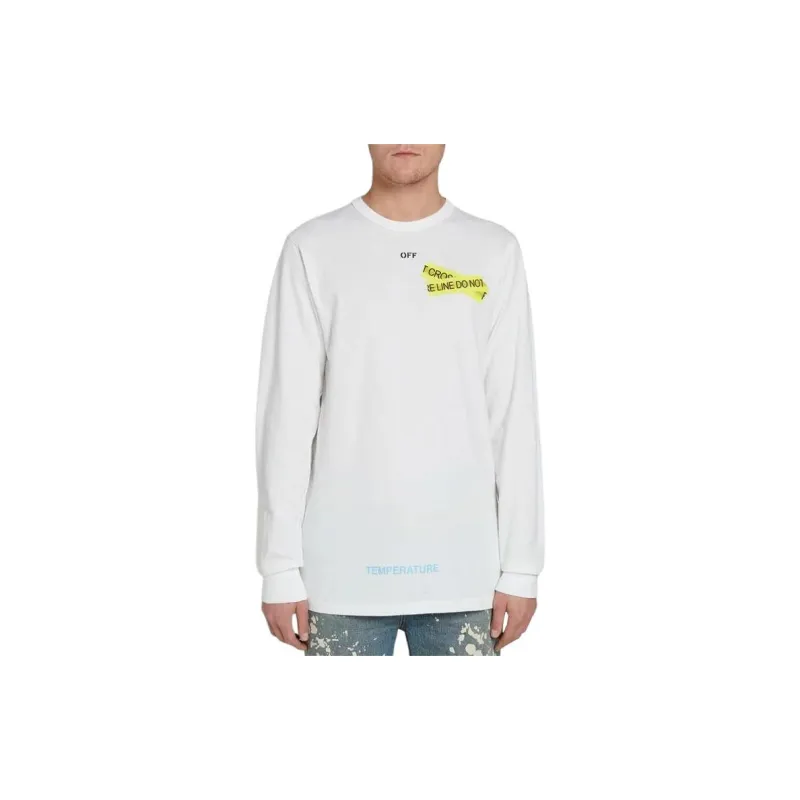 OFF WHITE Firetape L/S Tee-4