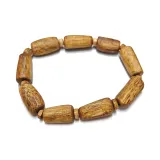 Vietnam Nha Trang White Agarwood Freeform 6.7g Beaded Bracelet
