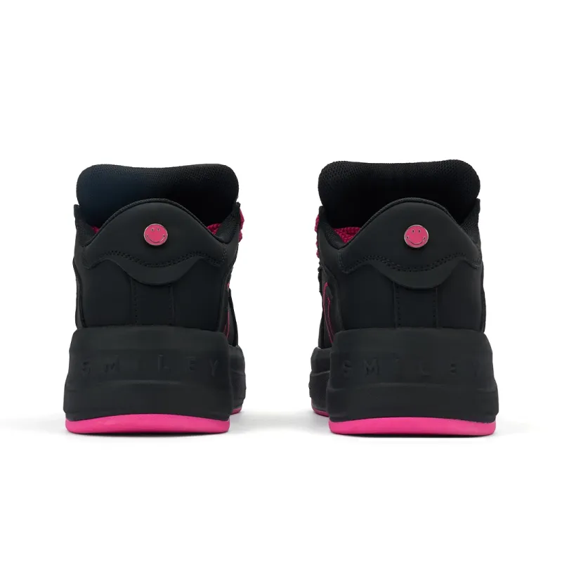 SMILEY White Whale Series Low Top Skateboard Shoes Women's Raspberry Filling-2