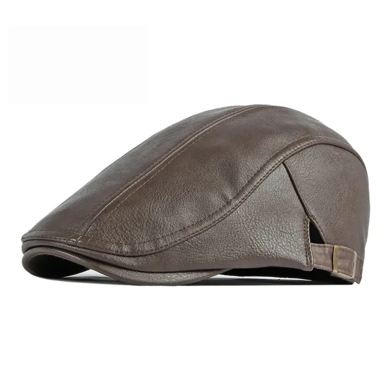 CARDANRO Pu Leather Berets Unisex-6