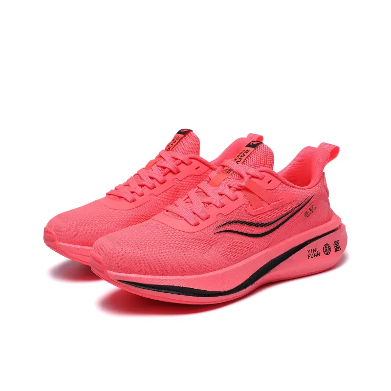 BTE Running Shoes Unisex Low Top China Red-2