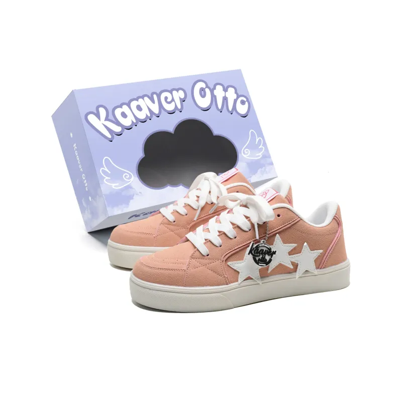 KAAVER OTTO Cushioning Coverage Balance Support Wear-Resistant Lightweight Low-Top Skateboard Shoes Unisex Box Included-68