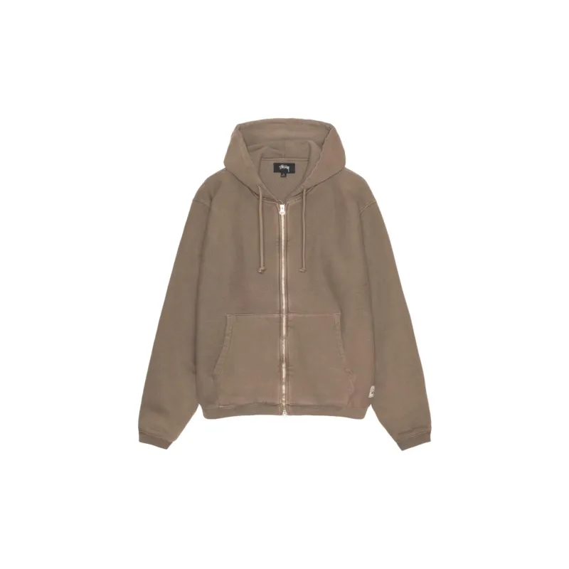 Stussy Waffle Lined Zip Hoodie-4